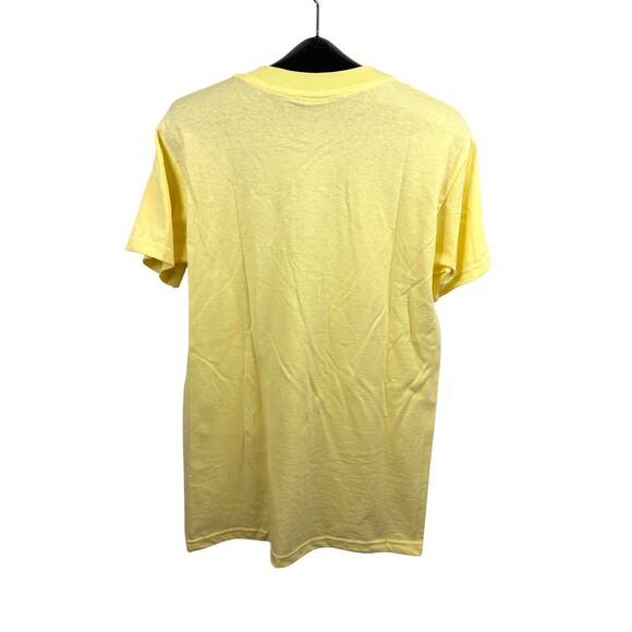 VTG Arizona Single Stitch Crewneck T-Shirt Yellow Native American Turquoise M - Picture 2 of 9